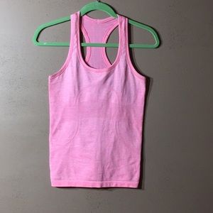 Lululemon Pink Racerback Tank Top